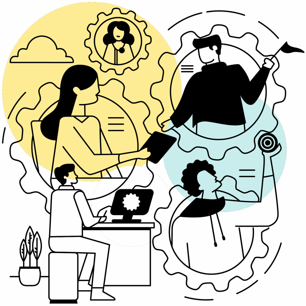 Illustration section mobilisation de l'équipe