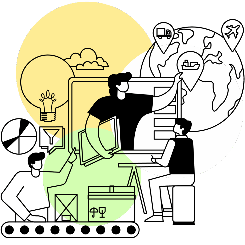 Illustration du processus d'exportation complet - Exportas, guide numérique pour exporter.